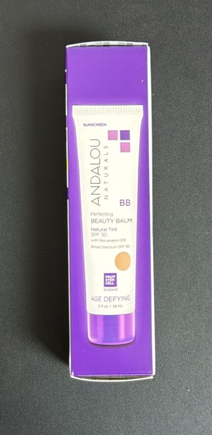 Andalou Naturals Perfecting BB Beauty Balm SPF 30-Natural Tint-2oz