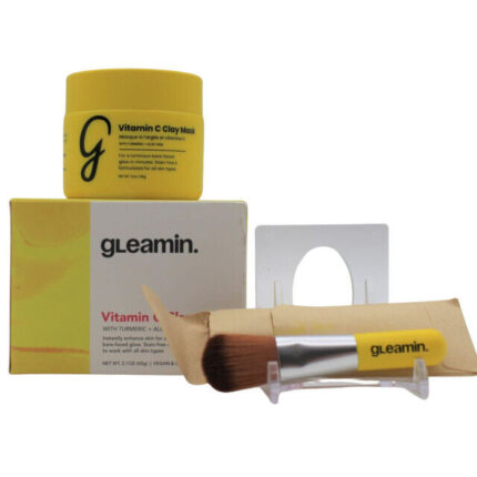 Gleamin Turmeric Vitamin C Clay Mask Cream - 2.1oz