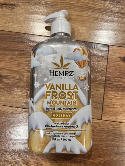 Hempz Vanilla Frost Mountain Herbal Body Moisturizer 17 fl oz (Pack of 2)