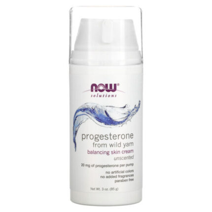 NOW Foods Natural Progesterone Liposomal Skin Cream - 3oz